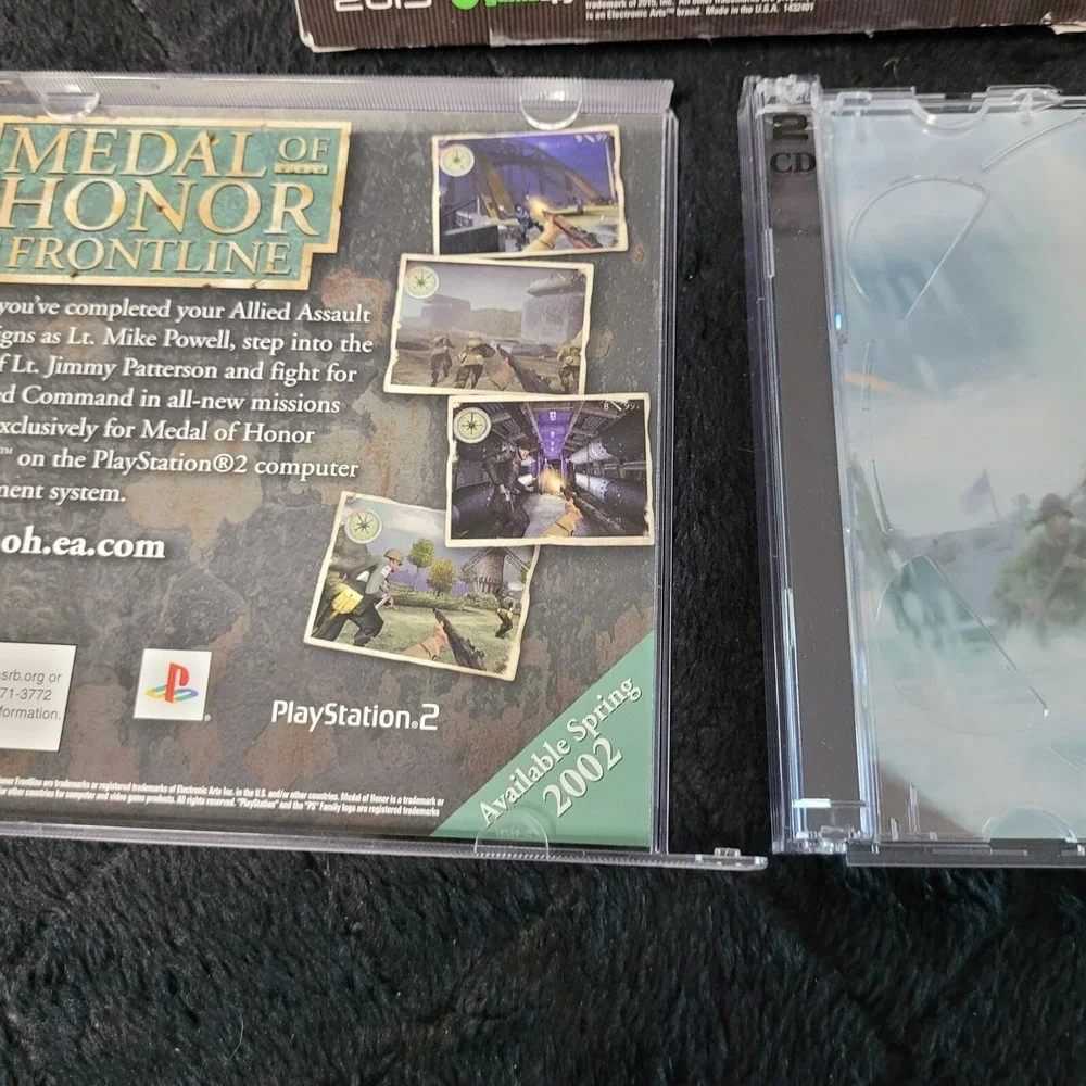 Medal of Honor PC Game Lot Allied Assault + Spearhead Expansion Pack Cent Europe